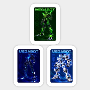 Game Console Mecha Robots Pack - Anime Stickers Sticker